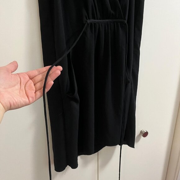 NWT Aritzia Wilfred Sabine Dress Faux Wrap Mini Dress with Pockets Size XS - Picture 6 of 11